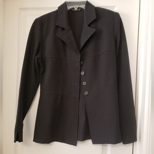 Tabloid Black Blazer - Size M